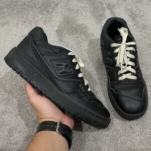 New Balance 550 Basketball Sneakers Mens Size 9 D Triple Black BB550BBB